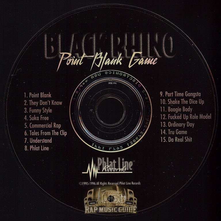 洋楽 Black Rhino - Point Blank Game OG G-Rap 洋楽 Black Rhino - Point Blank Game OG G-Rap G-Rap Point